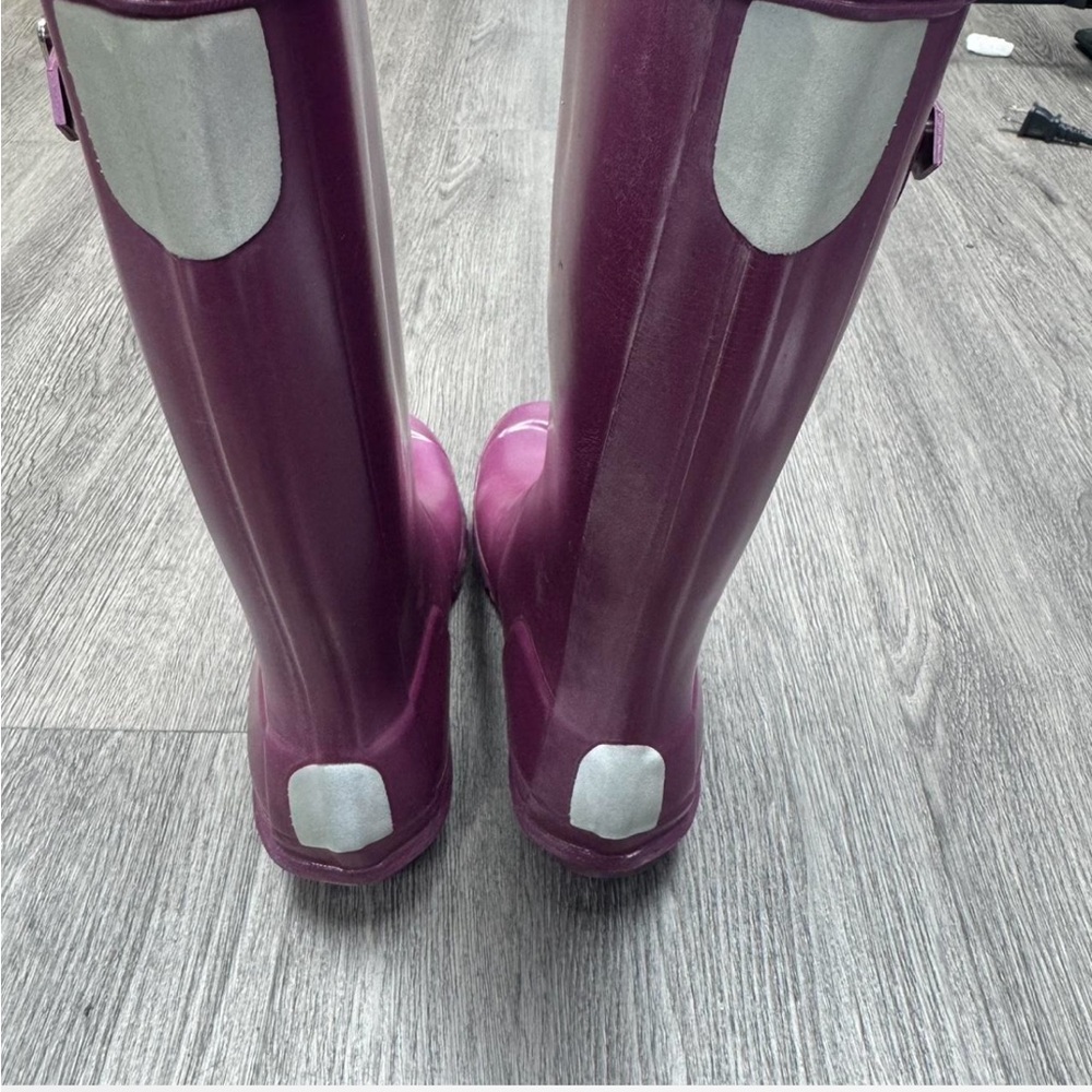 Hunter Violet Tall Boots - Picture 6 of 8
